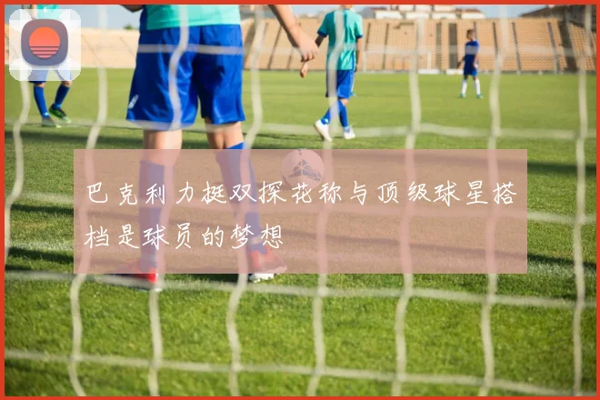 巴克利力挺双探花称与顶级球星搭档是球员的梦想